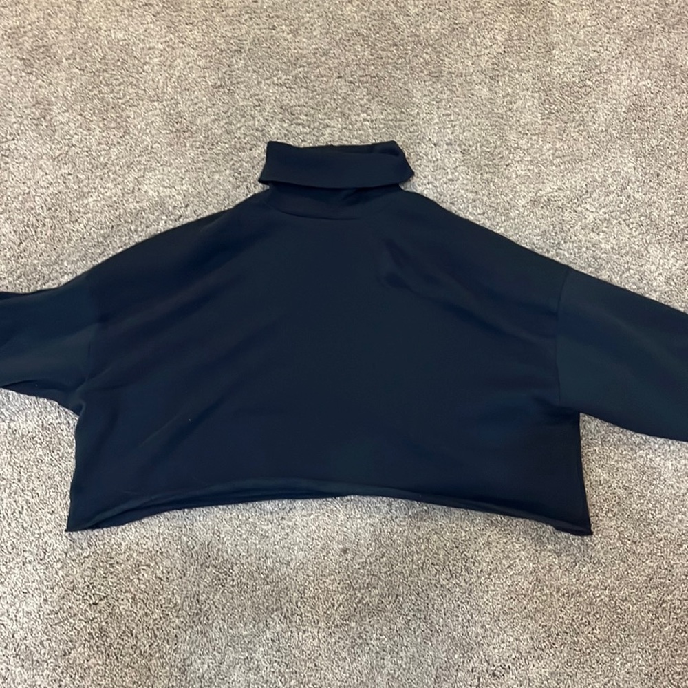 a black comfy turtle neck from AE